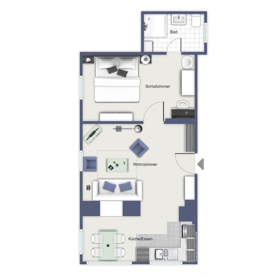 Villa Baade Wohnung 01 คูล็องสบอร์น ภายนอก รูปภาพ